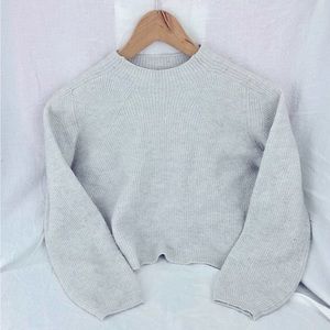 Women’s Banana Republic Cropped Mock Neck Wool Blend Sweater